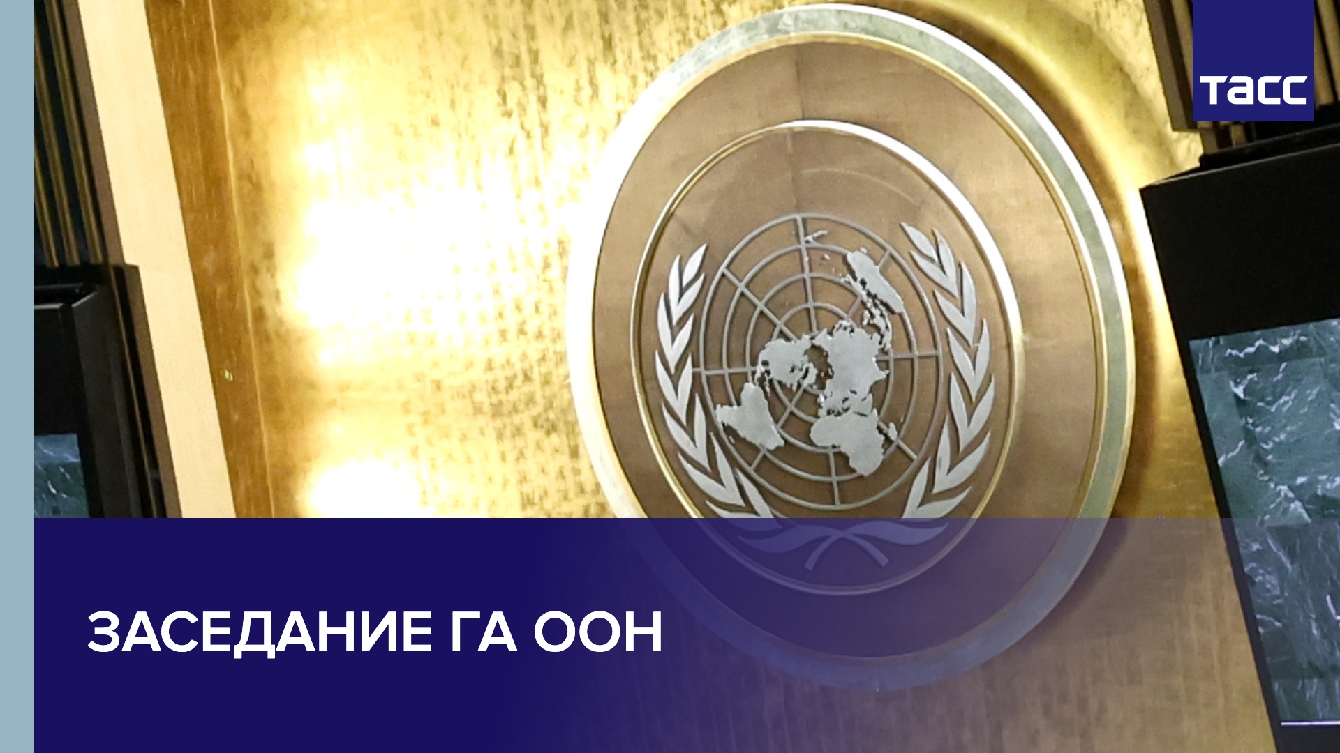 Заседание ГА ООН