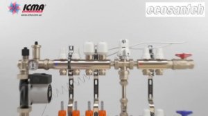 Инструкция по монтажу коллекторов теплого пола и радиаторного отопления ICMA.