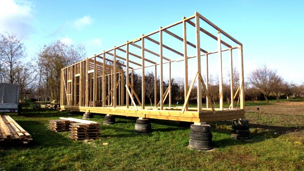 Каркасный сарай/хозблок своими руками. Каркас стен хозблока.