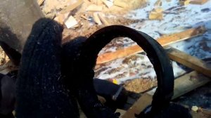 Снимаем и ставим подшипники в паре на вал шкива ЛЕНТОЧНОЙ ПИЛОРАМЫ