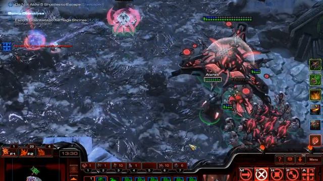 StarCraft 2 Co-Op Недельная мутация (Особая доставка) Аларак П3 + Феникс П1 смотреть онлайн