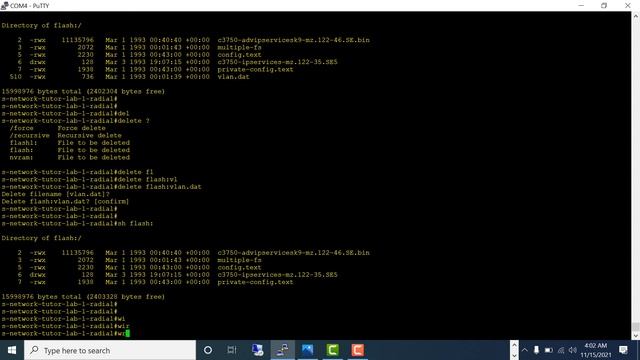 How to Delete "vlan.dat" (VLAN Database) from Cisco Switch смотреть онлайн
