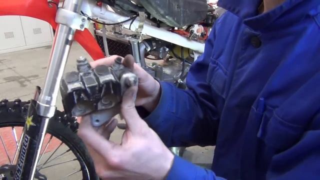 Делаем из питбайка снегоход Snowbike. Установка гусеничного комплекта