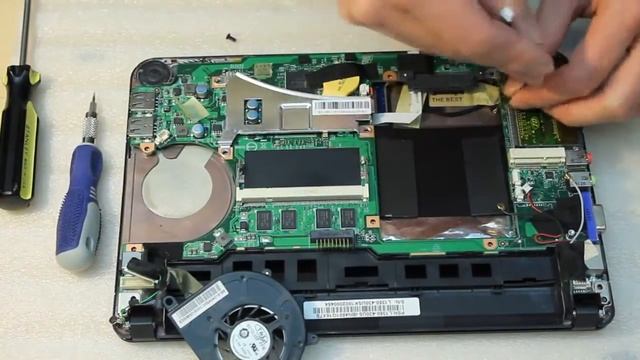 MSI L1350 MS-N014 laptop/netbook full disassembly remove motherboard/sceen/hard drive/ram etc... смотреть онлайн