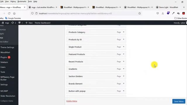 WoodMart Theme Customization 02 - WoodMart Theme Demo Content Import
