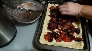 СЛИВОВЫЙ ПИРОГ из замороженной сливы