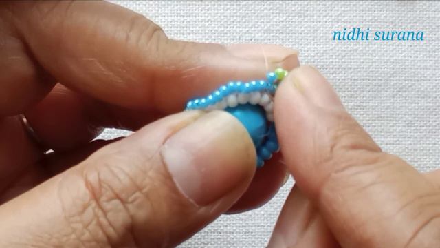 ⚜️ Bollywood Style Fan Earrings/ How To Make Beaded Jewelry/ Aretes Tutorial Diy (0525)