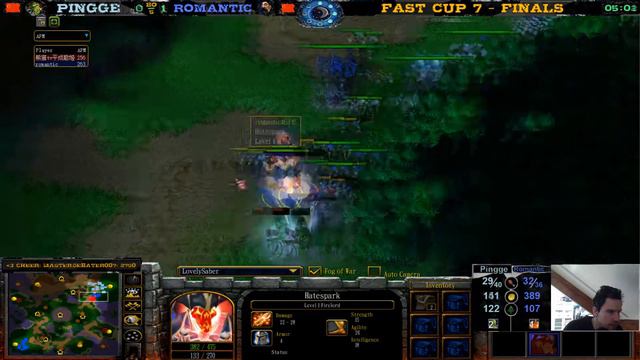 Pingge vs Romantic - Fast Cup 7 - Finals - Warcraft 3 смотреть онлайн