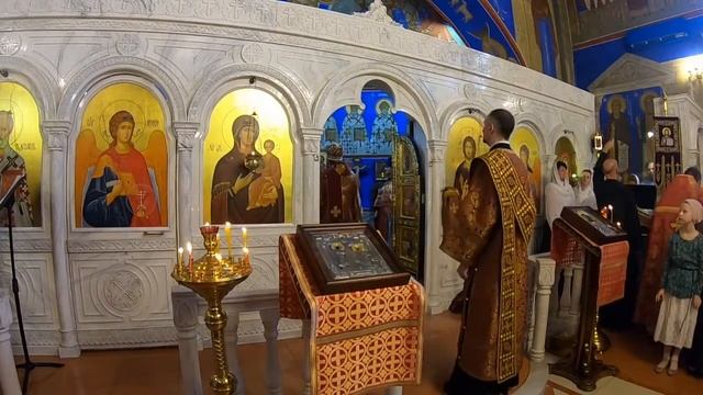 Престольный Праздник Вмч Марины Литургия 30-07-23 смотреть онлайн