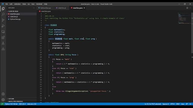 How does Python's class look like in Java? смотреть онлайн