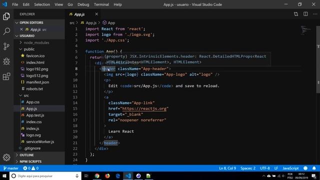 Curso de ReactJS com MongoDB - Aula 01 - Criando o Projeto смотреть онлайн