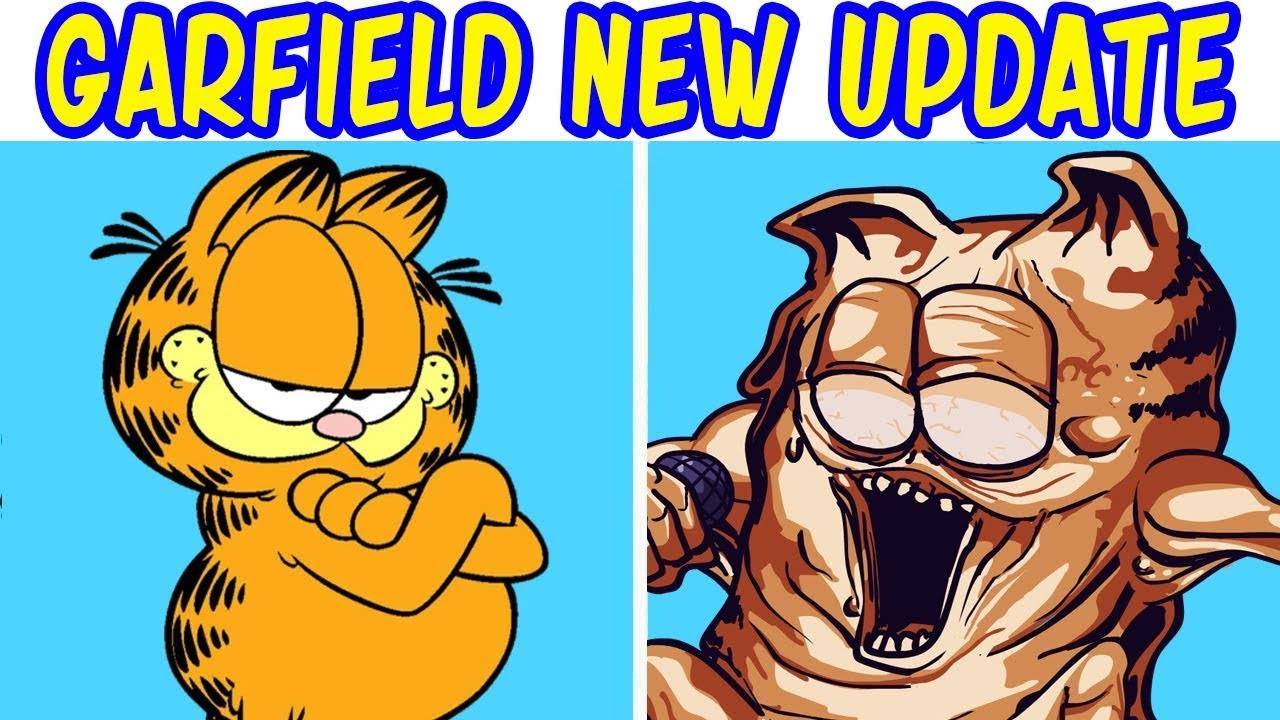 Горфилд вернулся меня съесть.Friday Night Funkin Vs Gorefield V2.