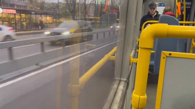 Поїздка на автобусі МАЗ 203.069, бортовий номер 8633, маршрут 44тр [Проїзд по зміненій ділянці] смотреть онлайн