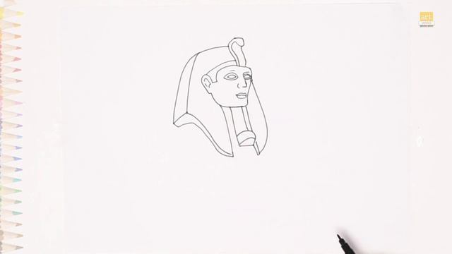 Sphinx of Hatshepsut Female Pharaoh of Ancient Egypt drawing | How to draw Egypt Sphinx drawing смотреть онлайн