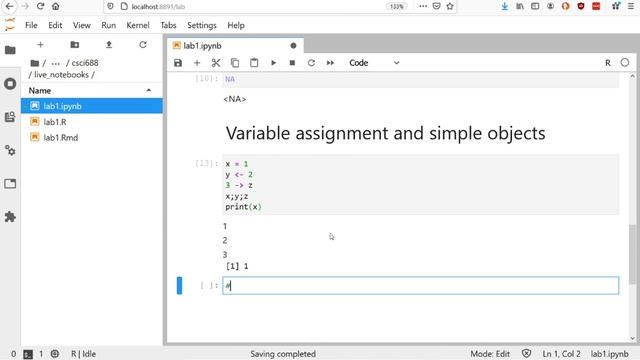 688 S21 Lab1 - Introduction to R смотреть онлайн