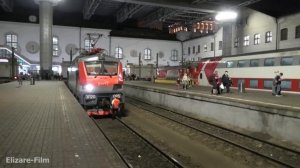 Казанский вокзал ночью