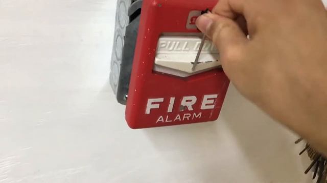 *SHORT* Pulling and Resetting a Simplex 4251-11 Chevron Fire Alarm Pull Station смотреть онлайн