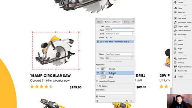 Learn how to create an interactive product catalogue in Adobe InDesign смотреть онлайн