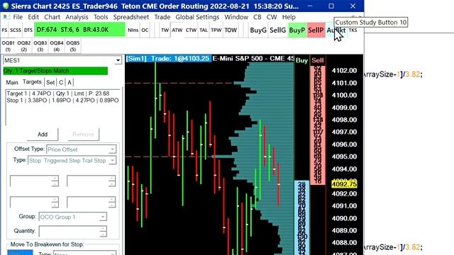 Set Bracket Order to Any Indicator | Sierra Chart ACSIL Trading Tutorial смотреть онлайн