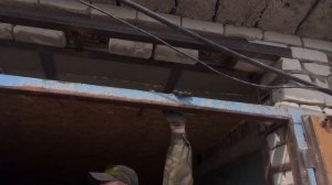 Гараж 7  / Поднимаем ворота