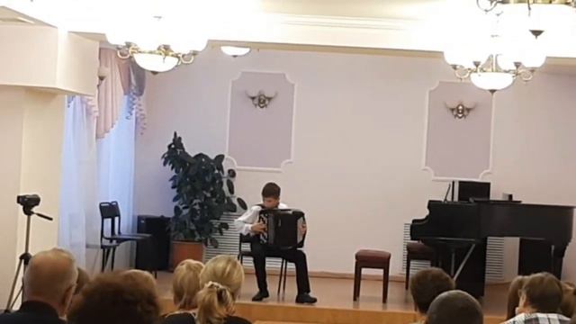 А.Корчевой , Б. Мокроусов "Одинокая гармонь" Никифоров Никита- Баян 11 лет. смотреть онлайн