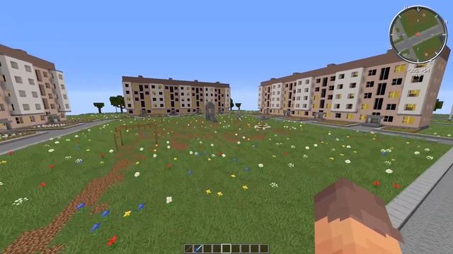 Советский город в Minecraft \0/ Первый микрорайон смотреть онлайн