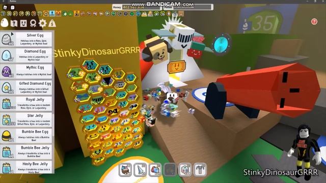 Bee Swarm Simulator Auto-Jelly until Legendary Require Gifted pt1 смотреть онлайн