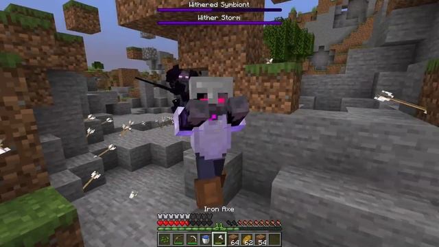 Cracker's Wither Storm Mod | Battle for the Command Block Book (Withered Symbiont boss battle) смотреть онлайн