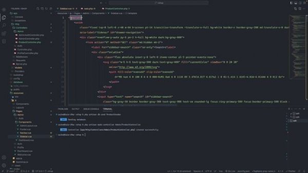 Part 3 : Show products list in admin dashboard