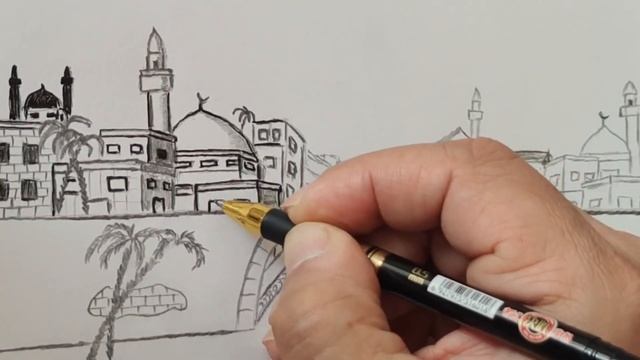 How to Sketching Arabia's Old Cities. #drawing #pencildrawing #sketch #arabiannights смотреть онлайн