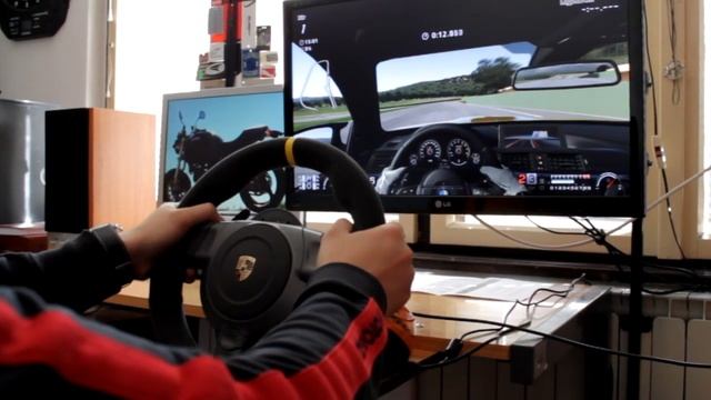 Fanatec Porsche 911 GT3 RS V2 Racing Wheel - Gameplay GT6 PS3