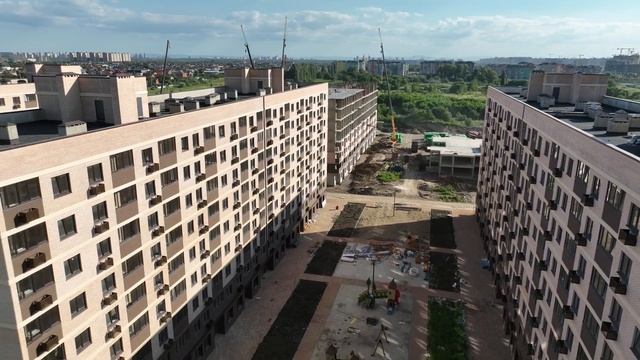 Квартира с ремонтом в Краснодаре от 3,8 млн руб / ЖК "Новые сезоны" от ГК НВМ /Стройка август 2023 смотреть онлайн