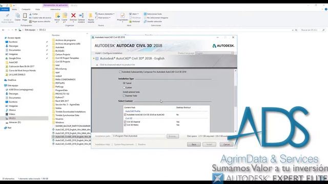 Como Instalar AutoCAD Civil 3D 2018 смотреть онлайн