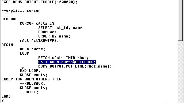 ORACLE 8- 1519 смотреть онлайн