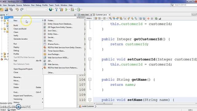 Creating Web Application using JPA and Entity Classes and performing CRUD operations in Netbeans смотреть онлайн