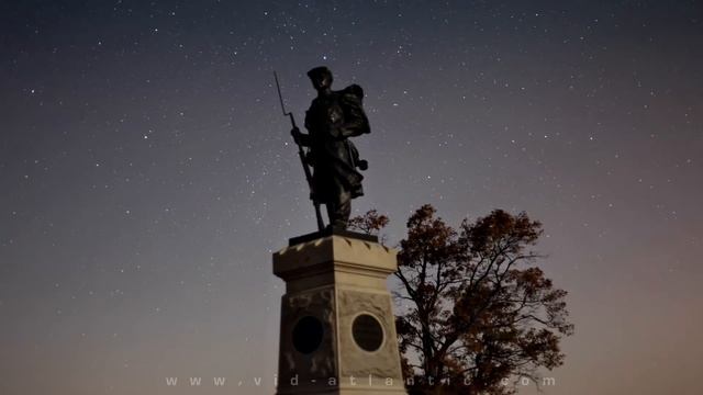 Antietam Battlefield Night Time Lapse (Canon 5D Mark II) смотреть онлайн
