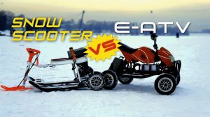 снегокат из гироскутера ч.3