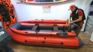 Лодка ПВХ Риф 360F НДНД Килевая с фальшбортами