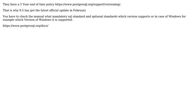 Why do they still support all those different versions of postgresql? (3 Solutions!!) смотреть онлайн