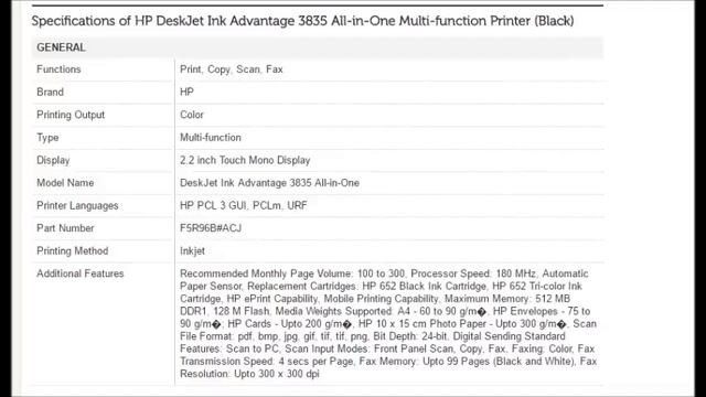 HP DeskJet Ink Advantage 3835 All in One Multi function Printer review and features смотреть онлайн