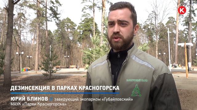КРТВ. Дезинсекция в парках Красногорска смотреть онлайн