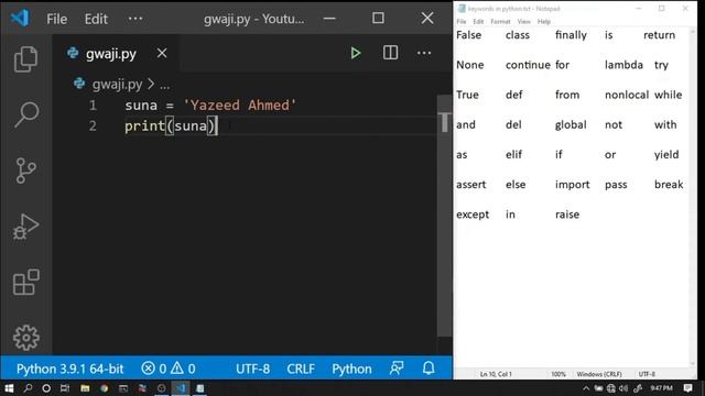 #4. Python keywords | koyan programming da hausa | python | Ku kiyaye keywords din nan a code dinku смотреть онлайн