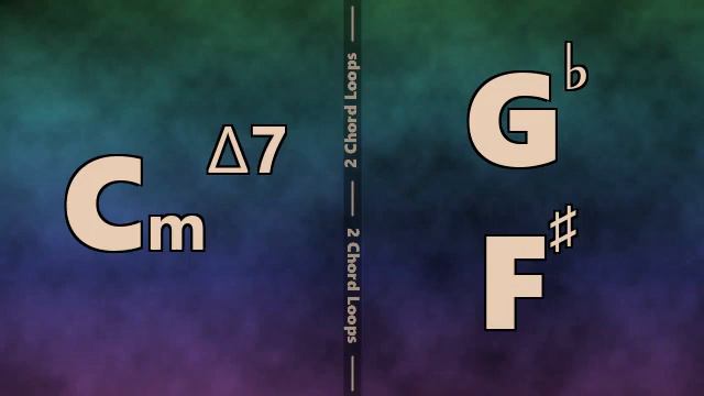 Cm maj7 to Gb (F#) Backing Track смотреть онлайн
