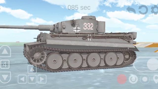Tiger 1 | Panzerkampfwagen VI | Simulation of the chassis of the tank смотреть онлайн