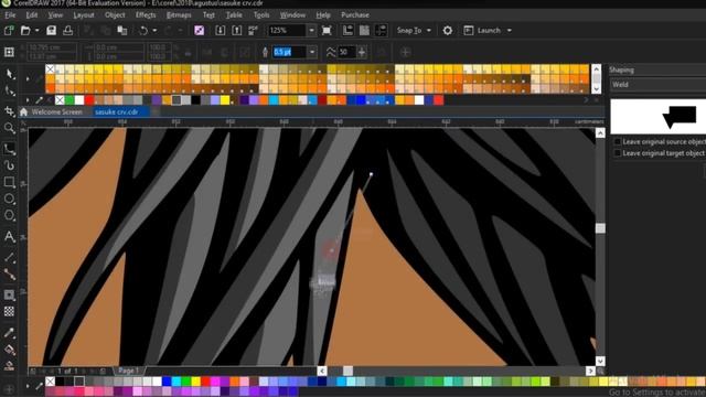 #3 [sticker] Desain sasuke vector honda CRV #CorelDraw x9 смотреть онлайн