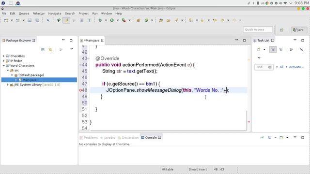 38 JAVA Swing GUI with Strings смотреть онлайн