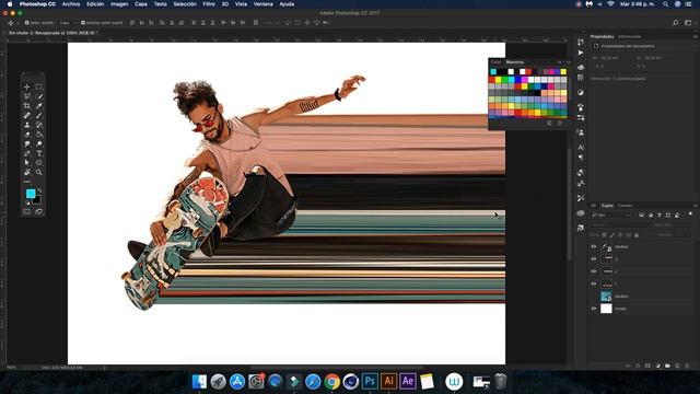 Photoshop Tutorial | Cómo Crear un Efecto Pixel Stretch SUPER FÁCIL смотреть онлайн