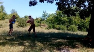 Тренировка по боксу