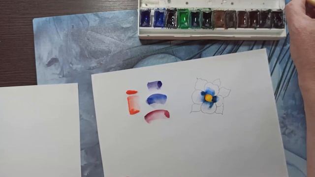 Цветы в стиле росписи Ярославской майолики смотреть онлайн