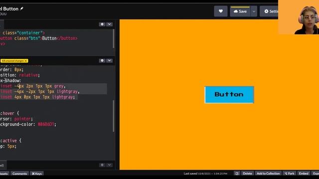 CSS Pixel Button!